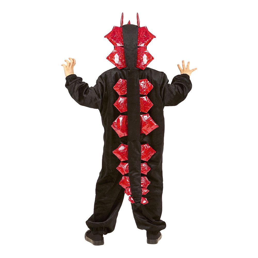Drage Sort Børnekostume