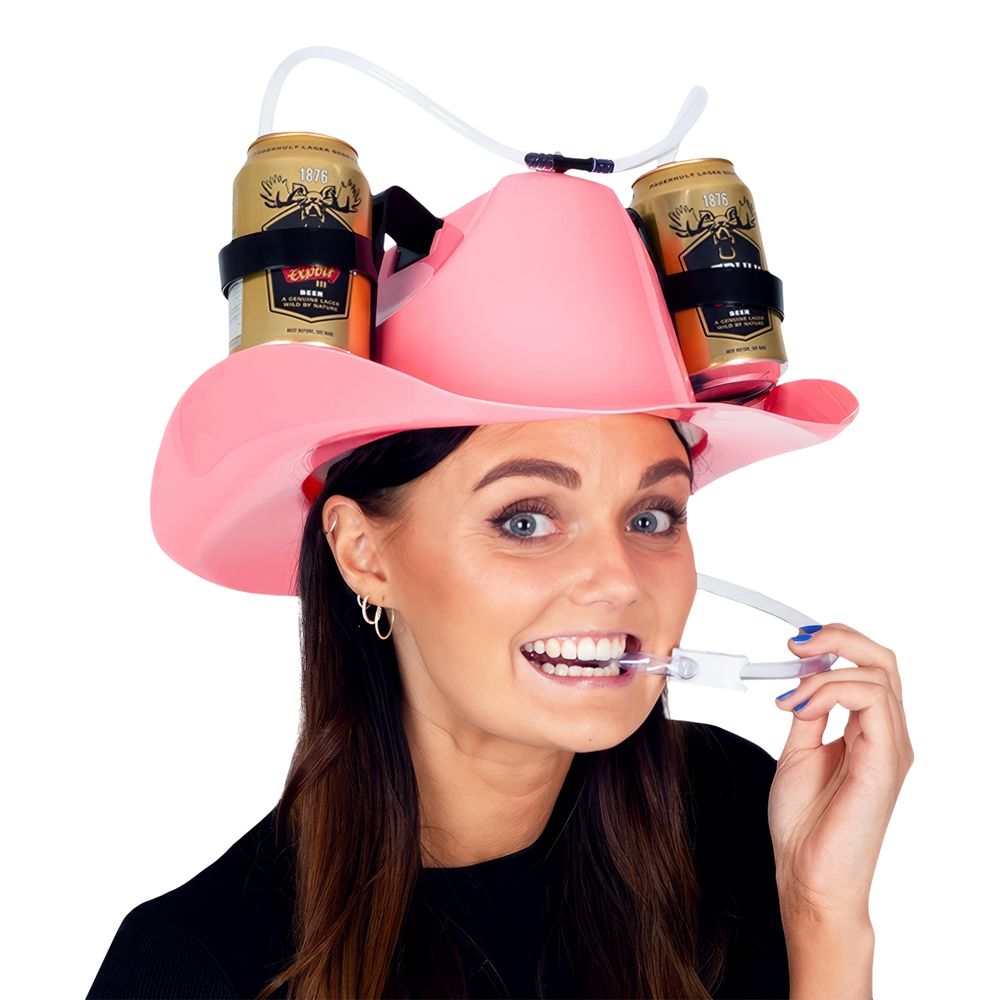 Ølhatt Cowboy Rosa