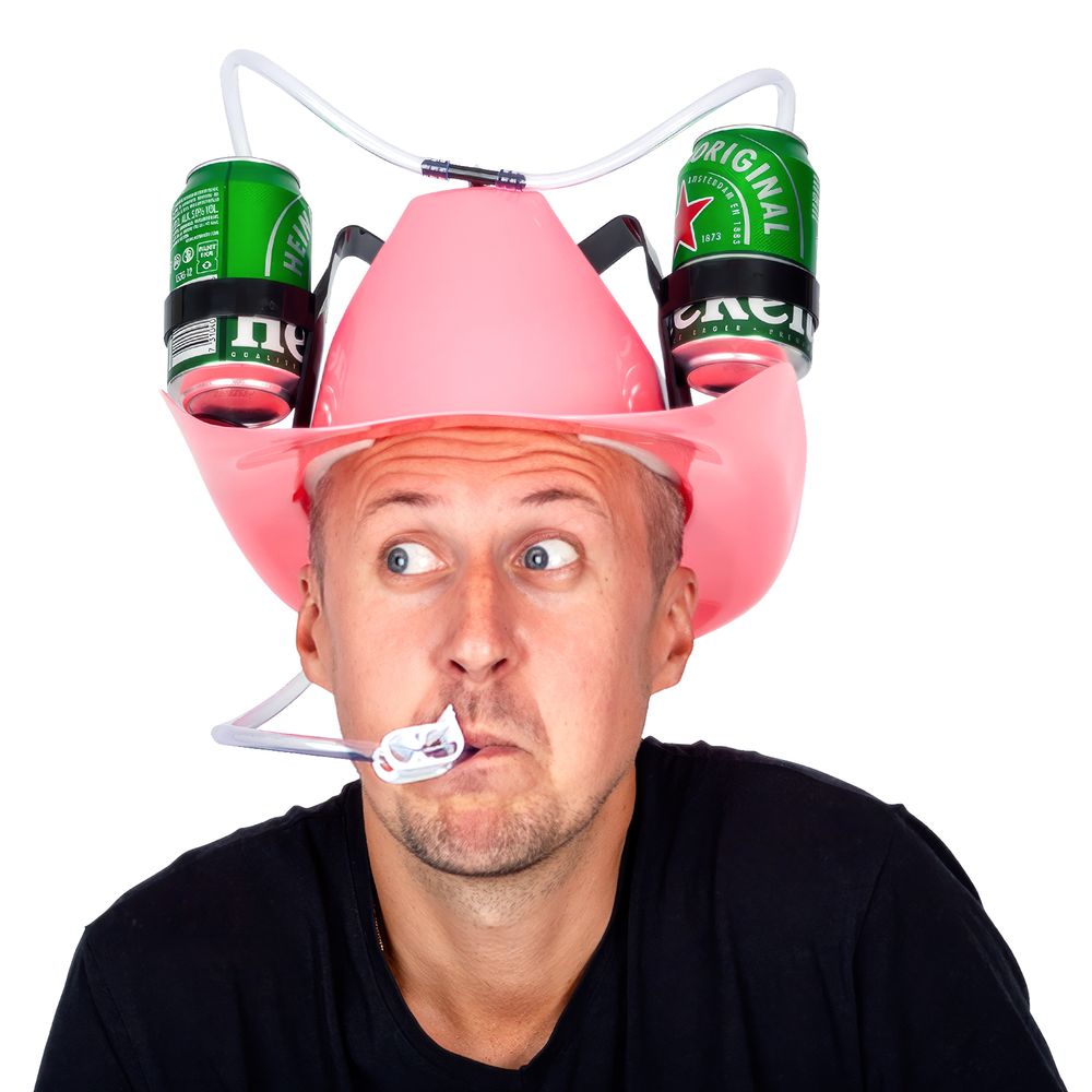 Ølhatt Cowboy Rosa