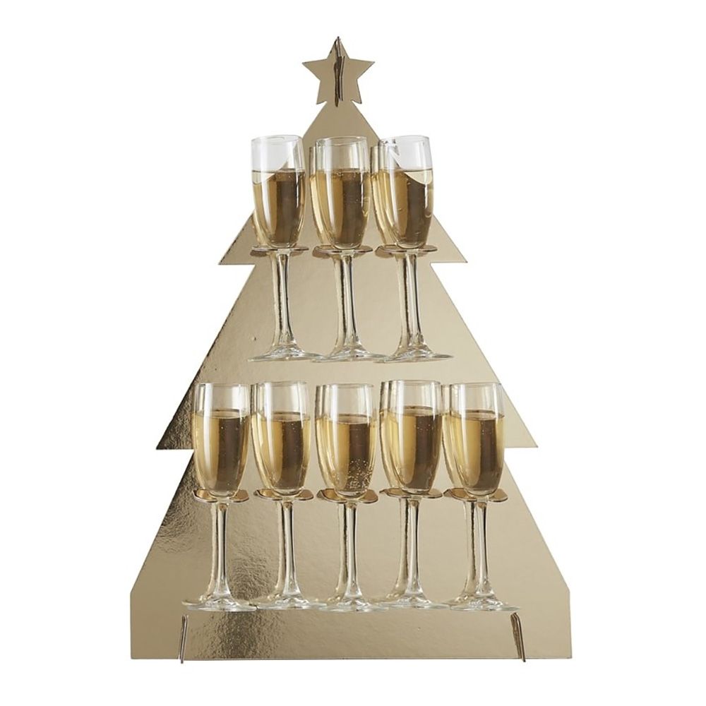 Drinkvegg Juletre Gull