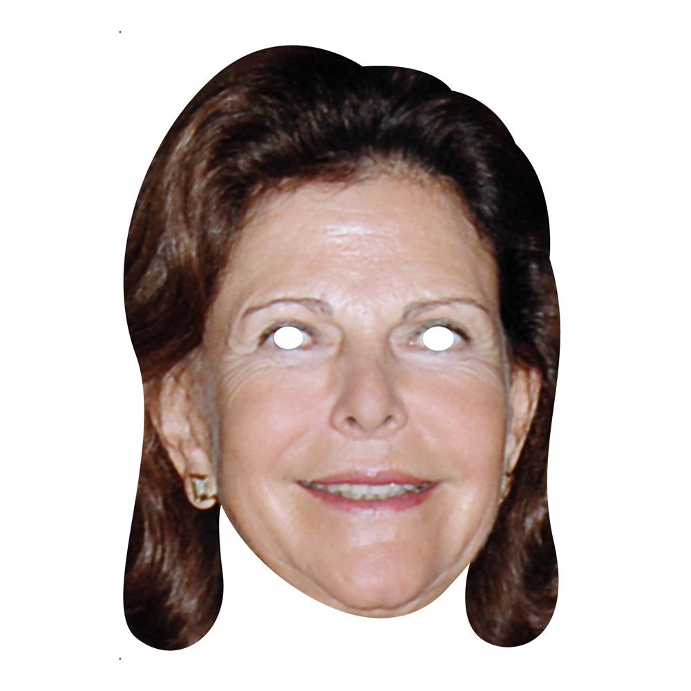 Dronning Silvia Papmaske