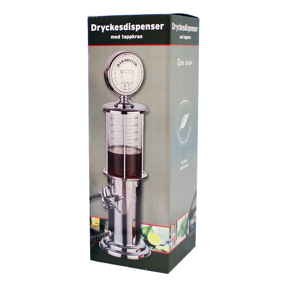 Drikkedispenser Benzinpumpe Retro
