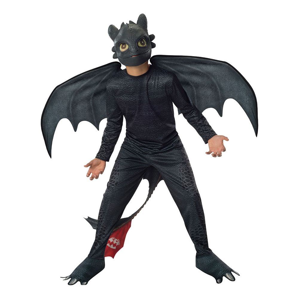 DT2 Toothless Night Fury Barn Maskeraddräkt