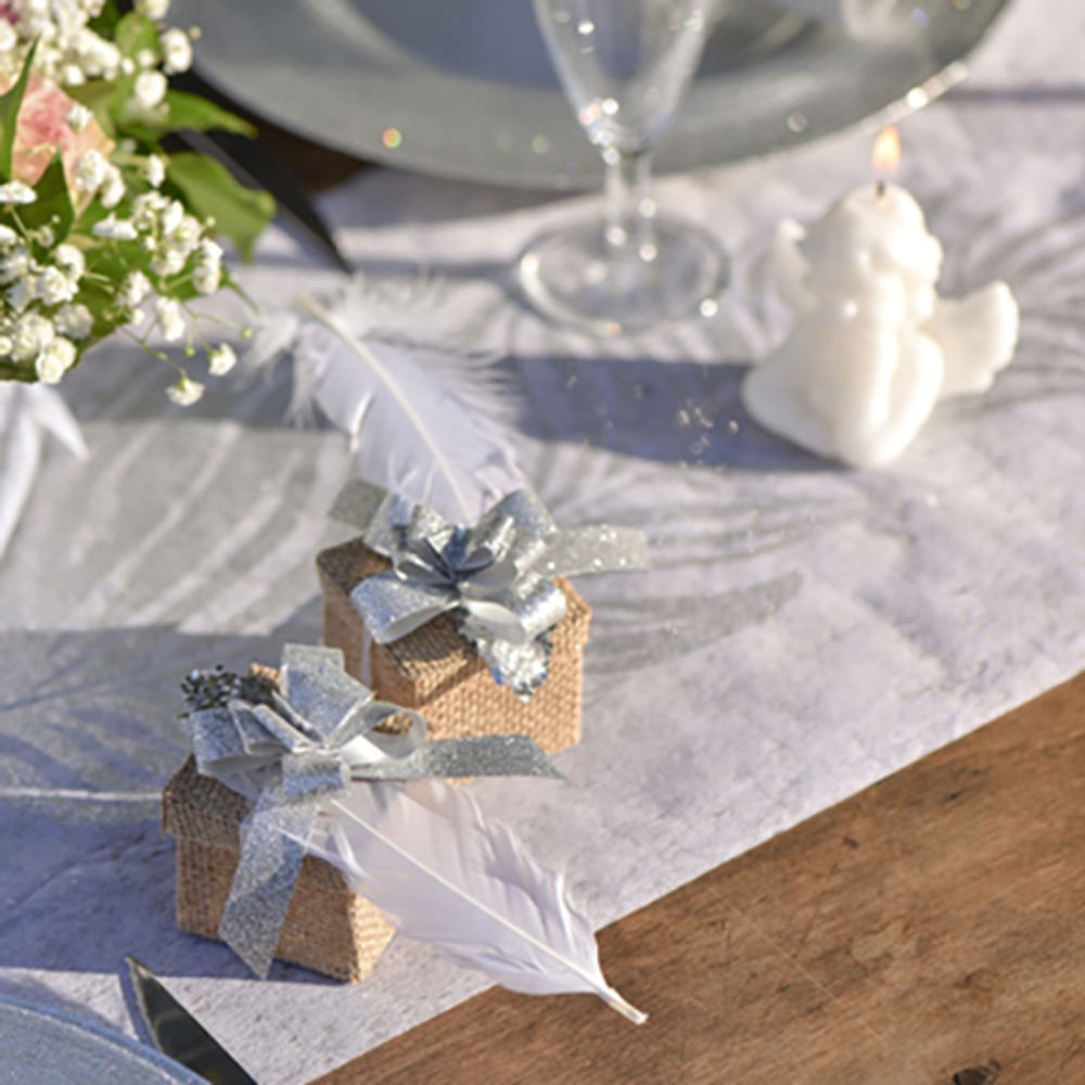 Dukningsrosetter Silver