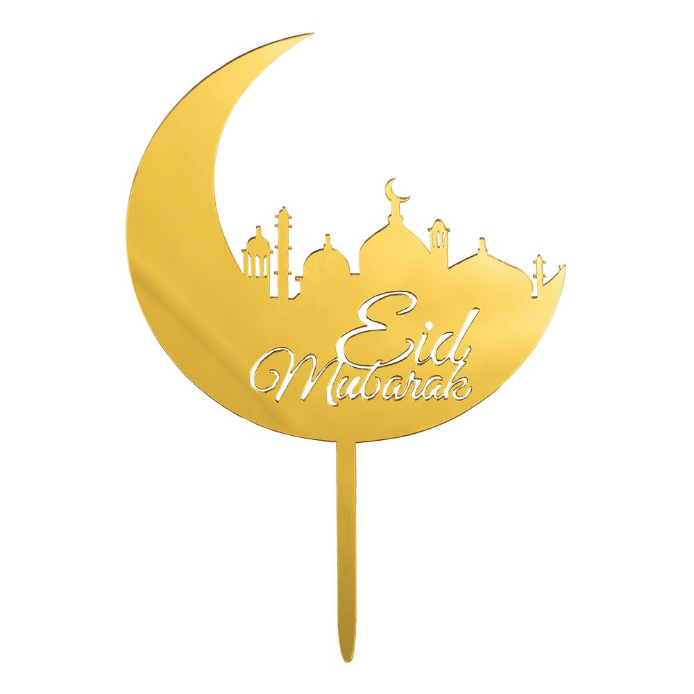 Eid Mubarak Cake Topper Akryylimuovia