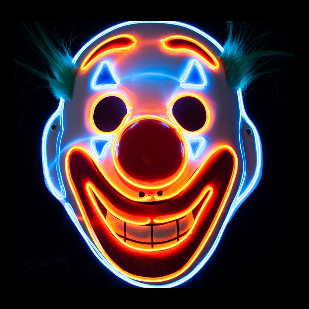 El Wire Klovn Maske