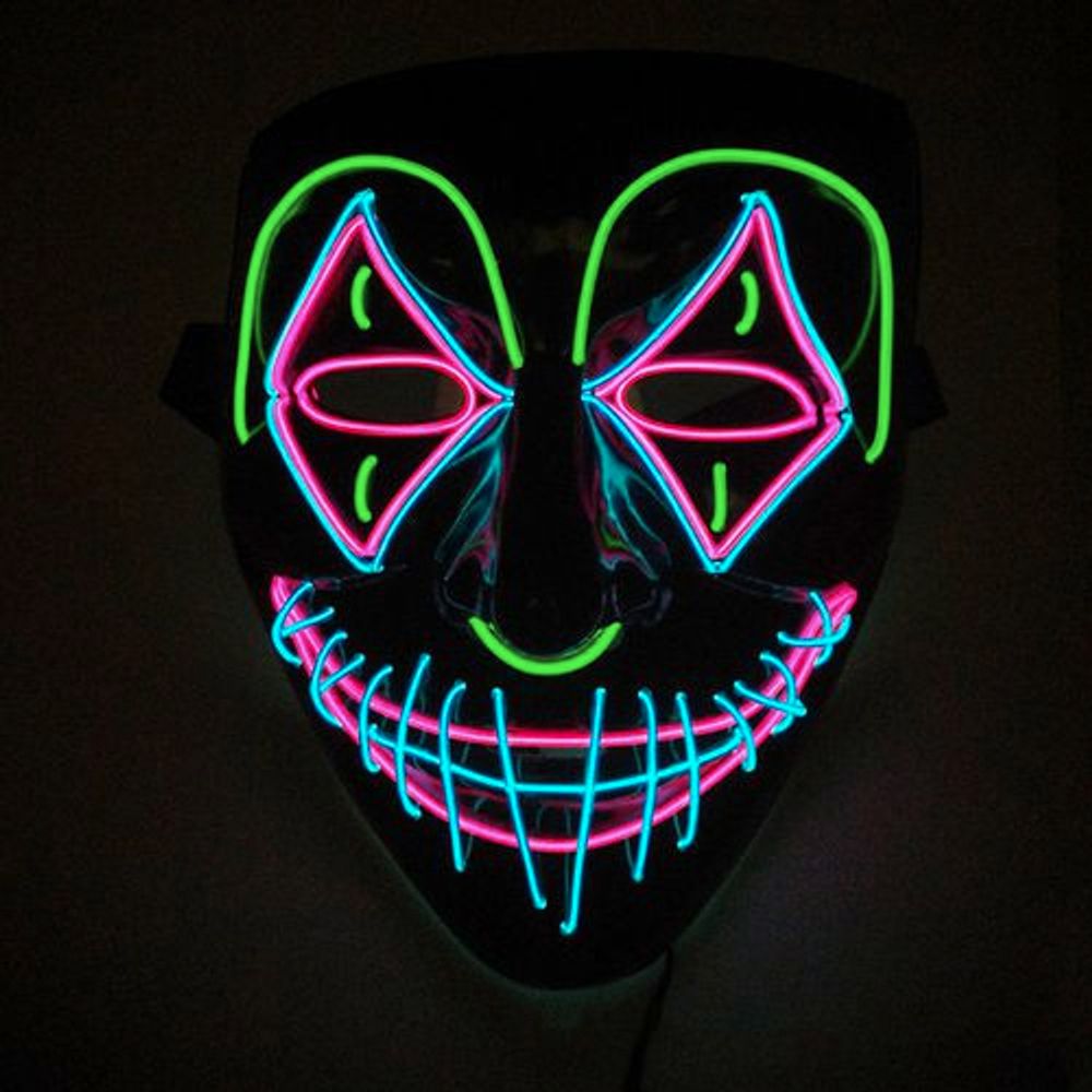 EL Wire Joker LED Mask