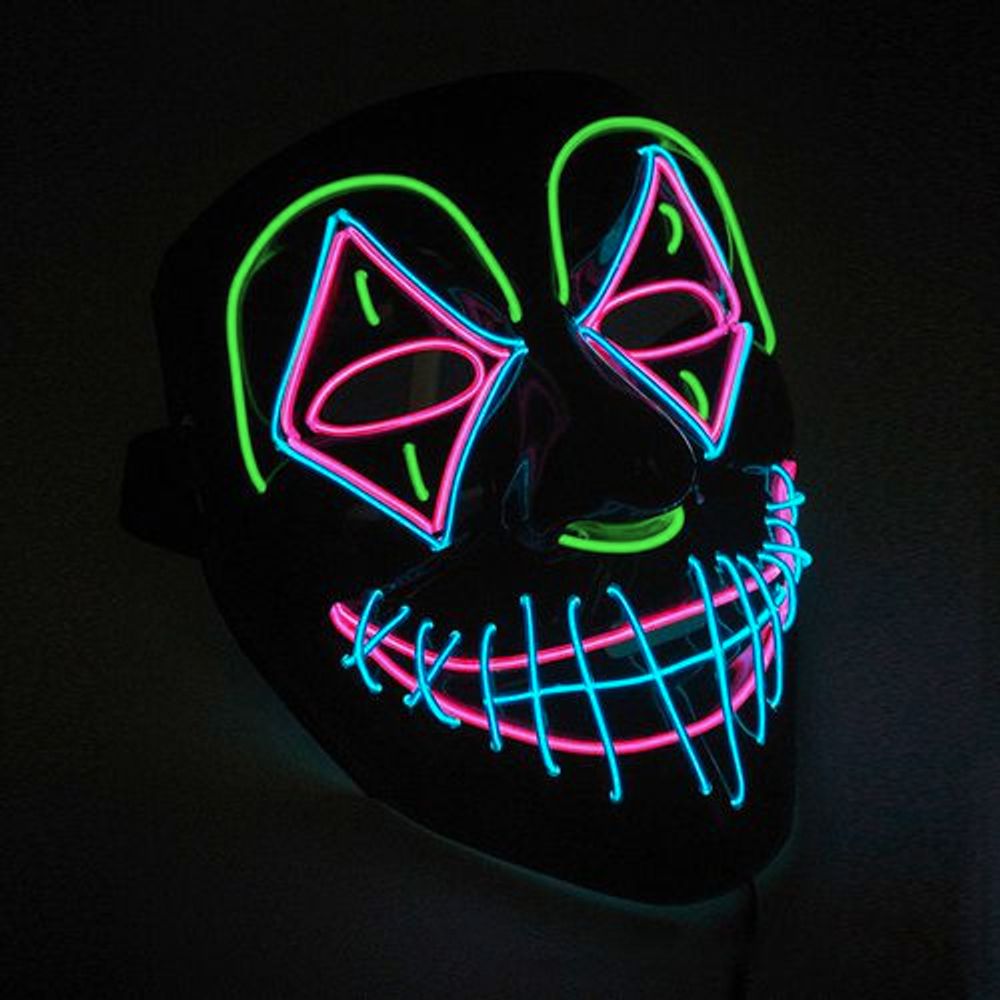EL Wire Joker LED Mask