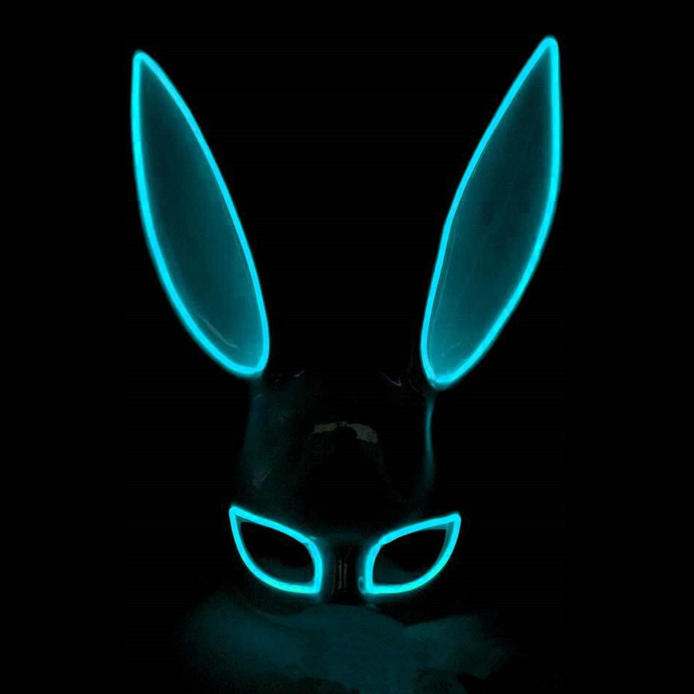 El Wire Kanin LED Mask
