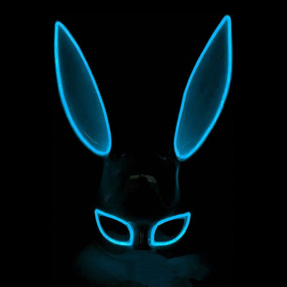 El Wire Kanin LED Mask