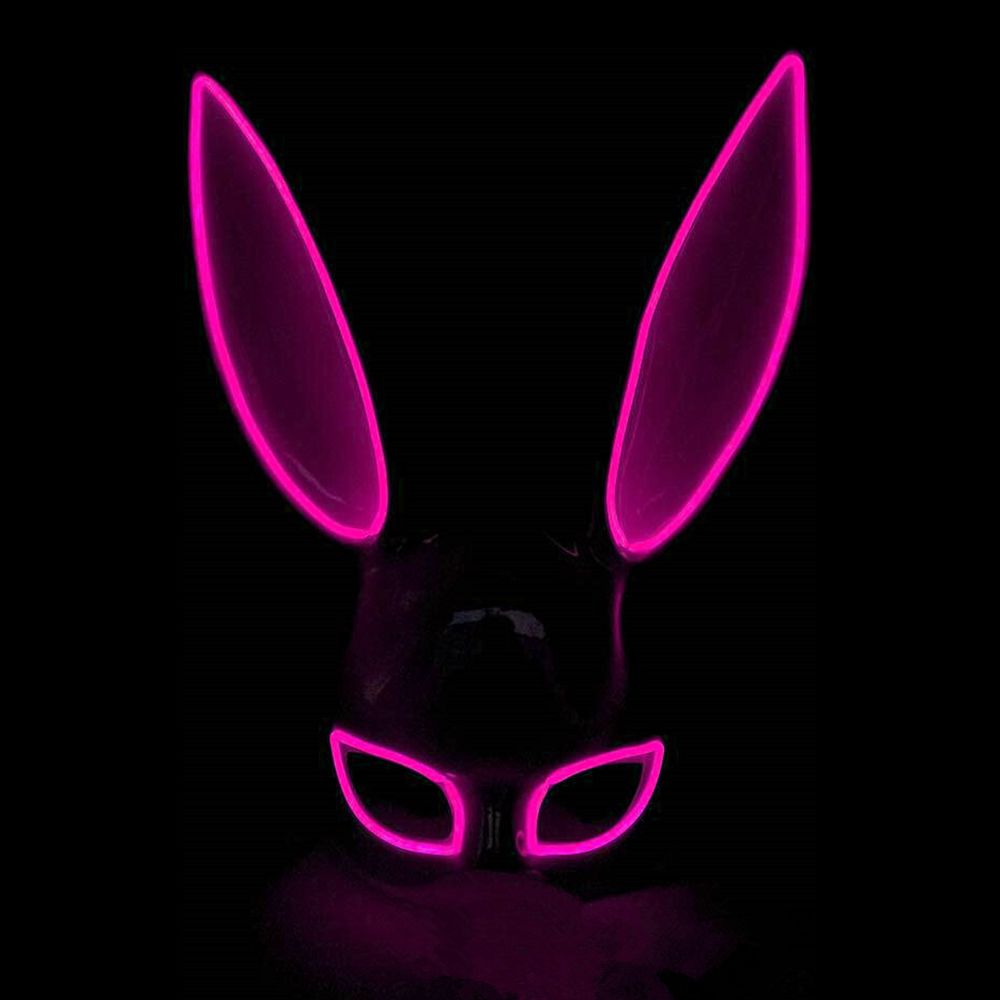 El Wire Kanin LED Mask