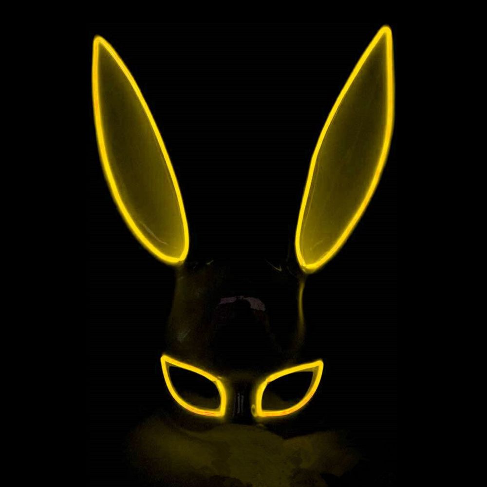 El Wire Kanin LED Mask