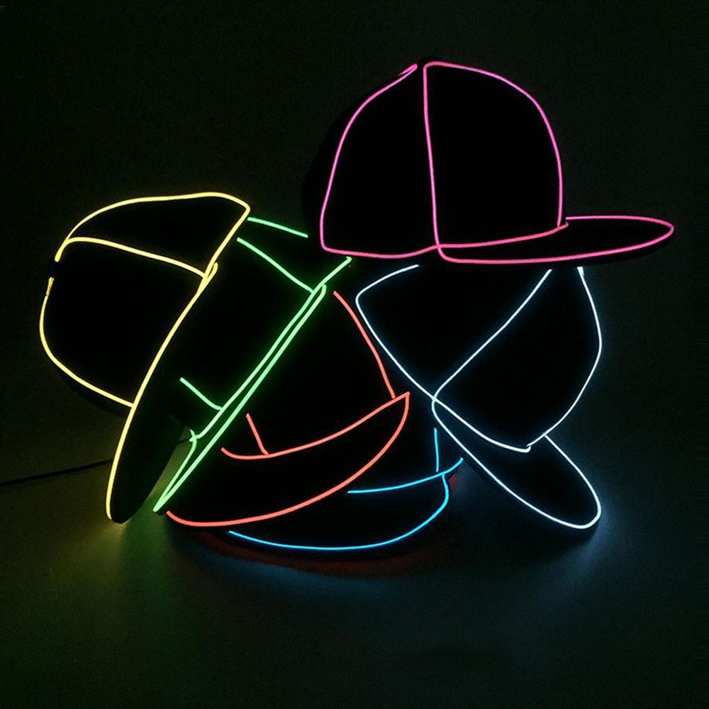 El Wire LED Cap