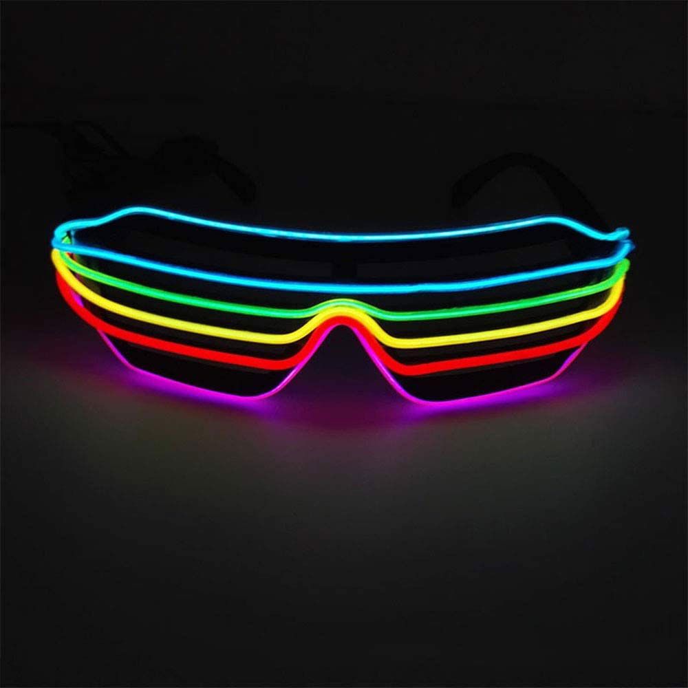 El Wire LED Shutter Shades