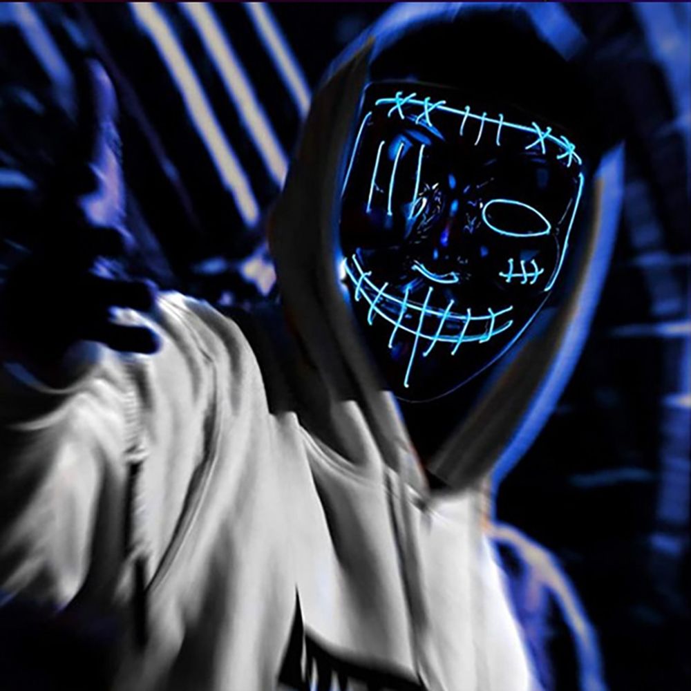 El Wire Purge 2 LED Mask