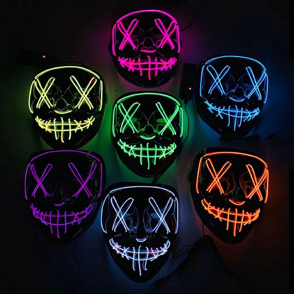 El Wire Purge LED Mask