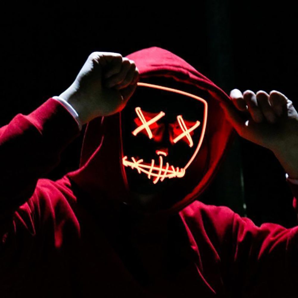 El Wire Purge LED Mask