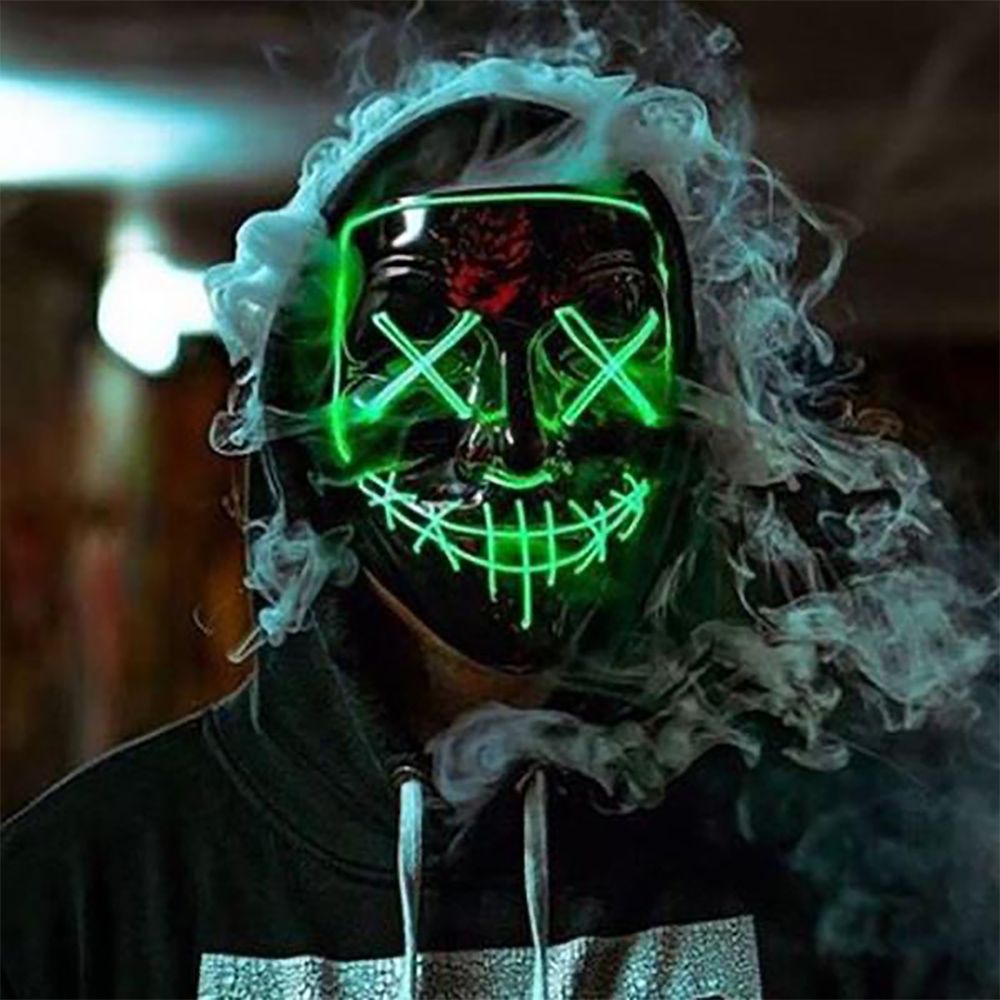 El Wire Purge LED Mask
