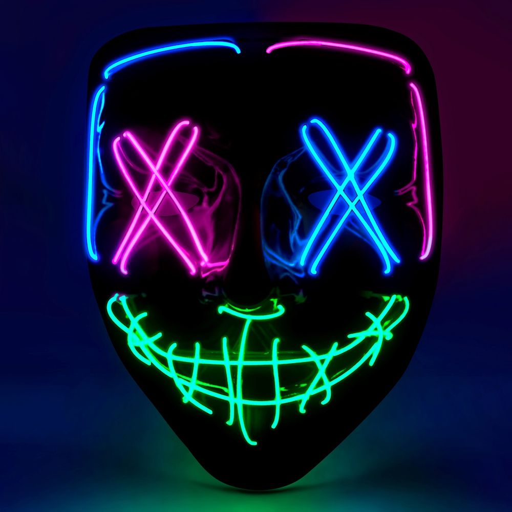 El Wire Purge LED Mask