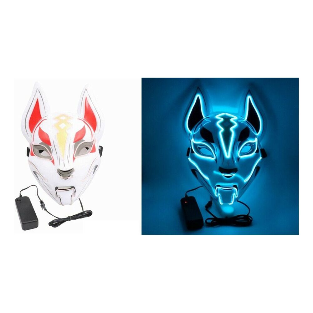 EL Wire Räv LED Mask