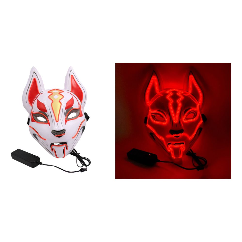 EL Wire Räv LED Mask