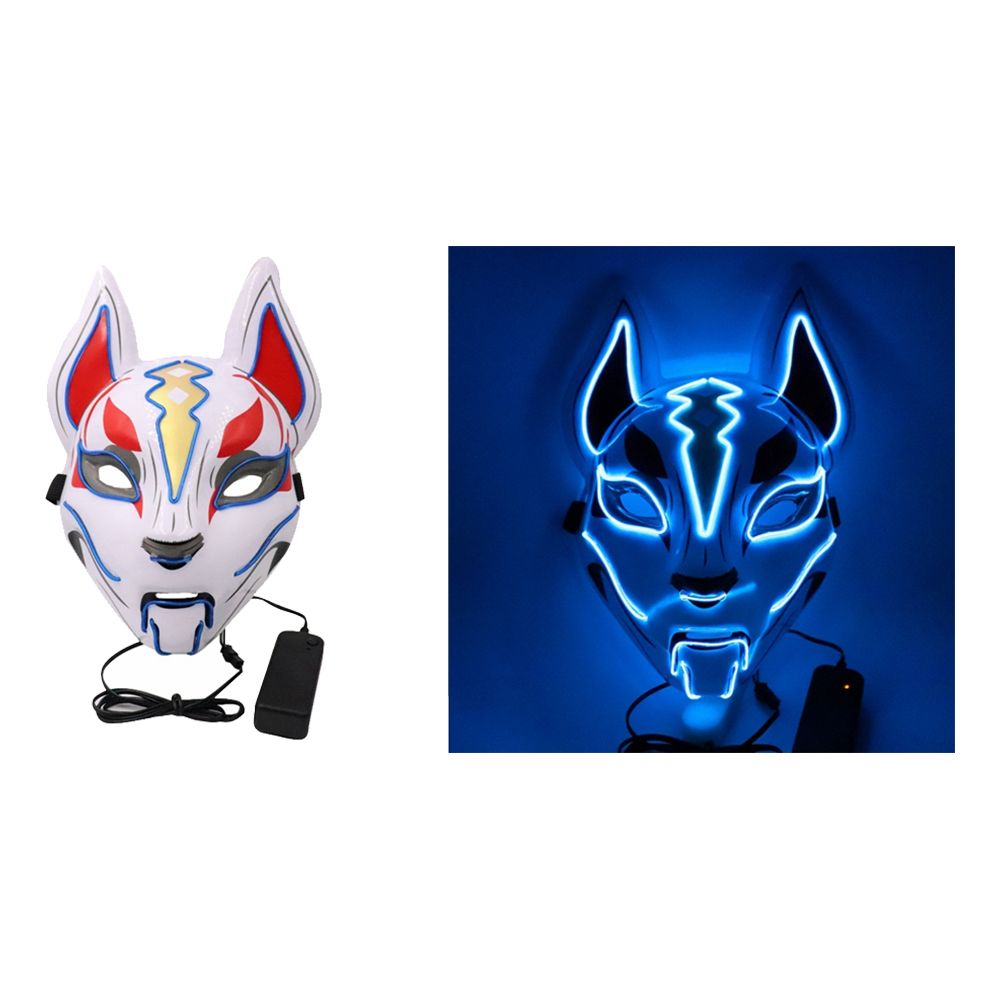 EL Wire Räv LED Mask