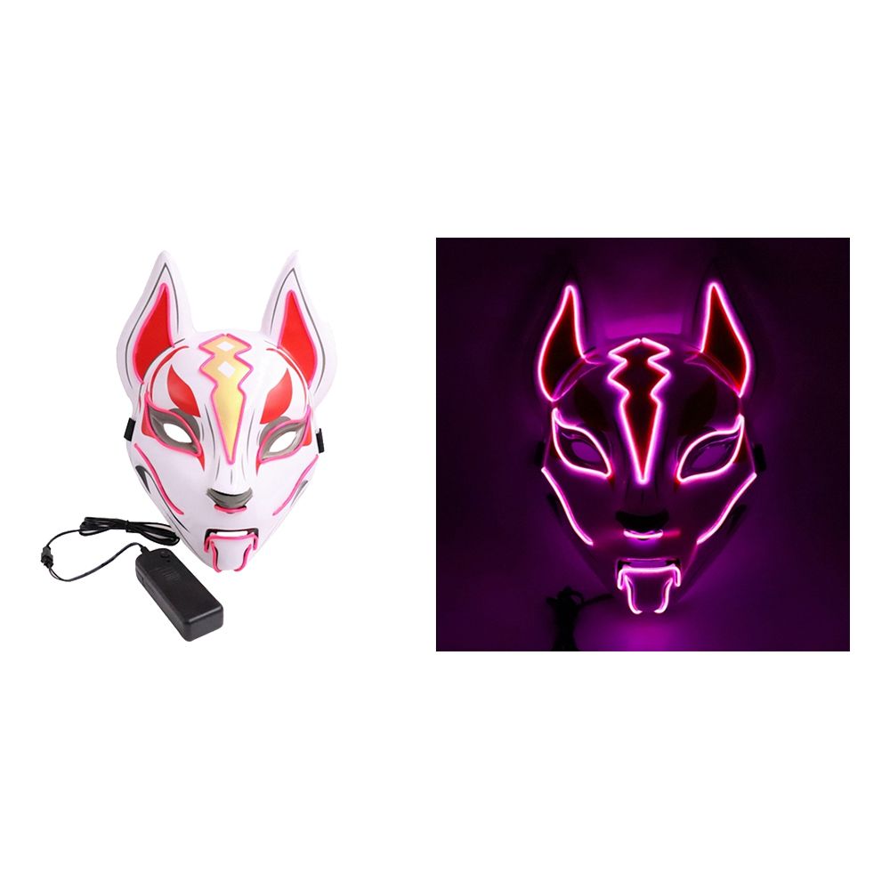 EL Wire Räv LED Mask