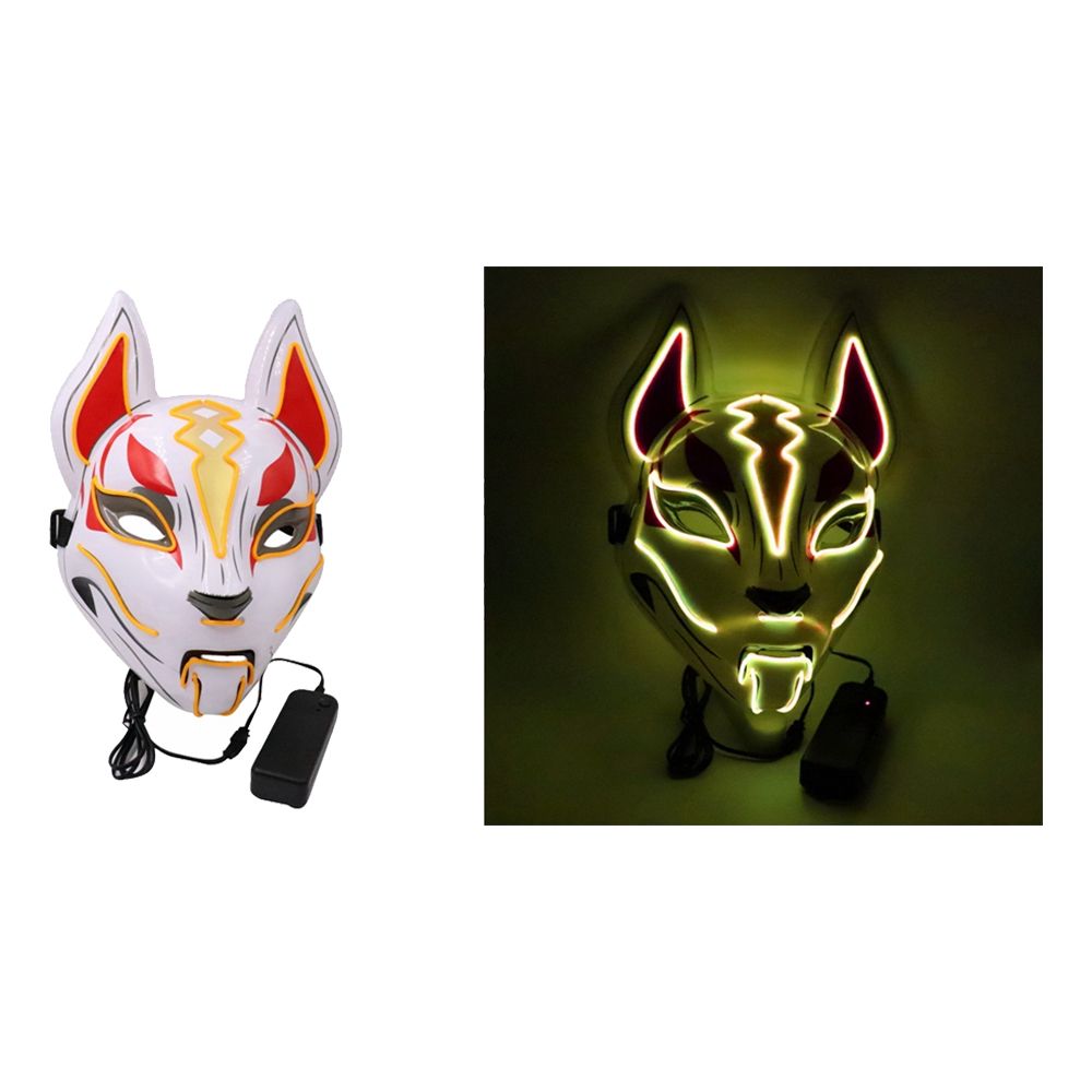 EL Wire Räv LED Mask
