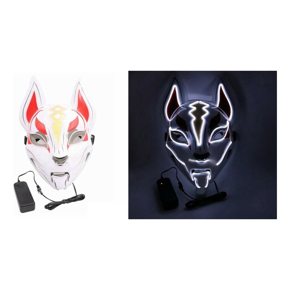 EL Wire Räv LED Mask