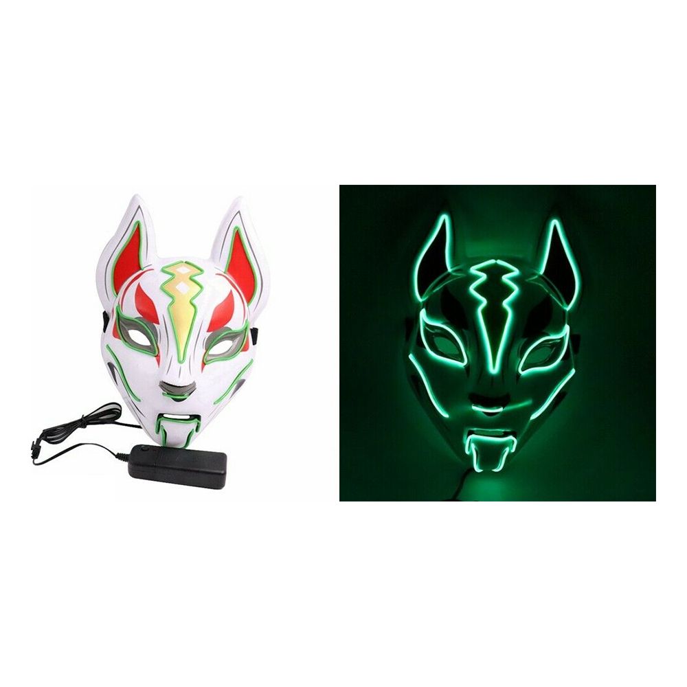 EL Wire Räv LED Mask