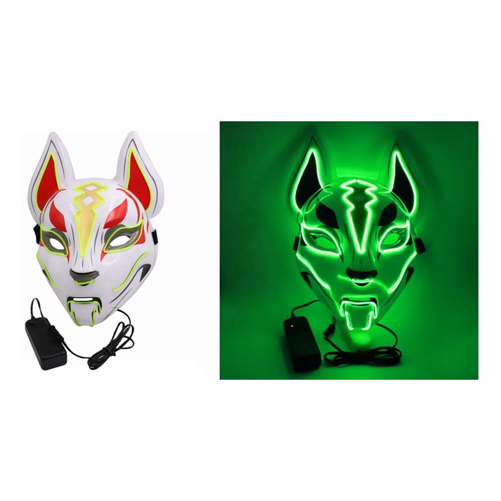 EL Wire Räv LED Mask