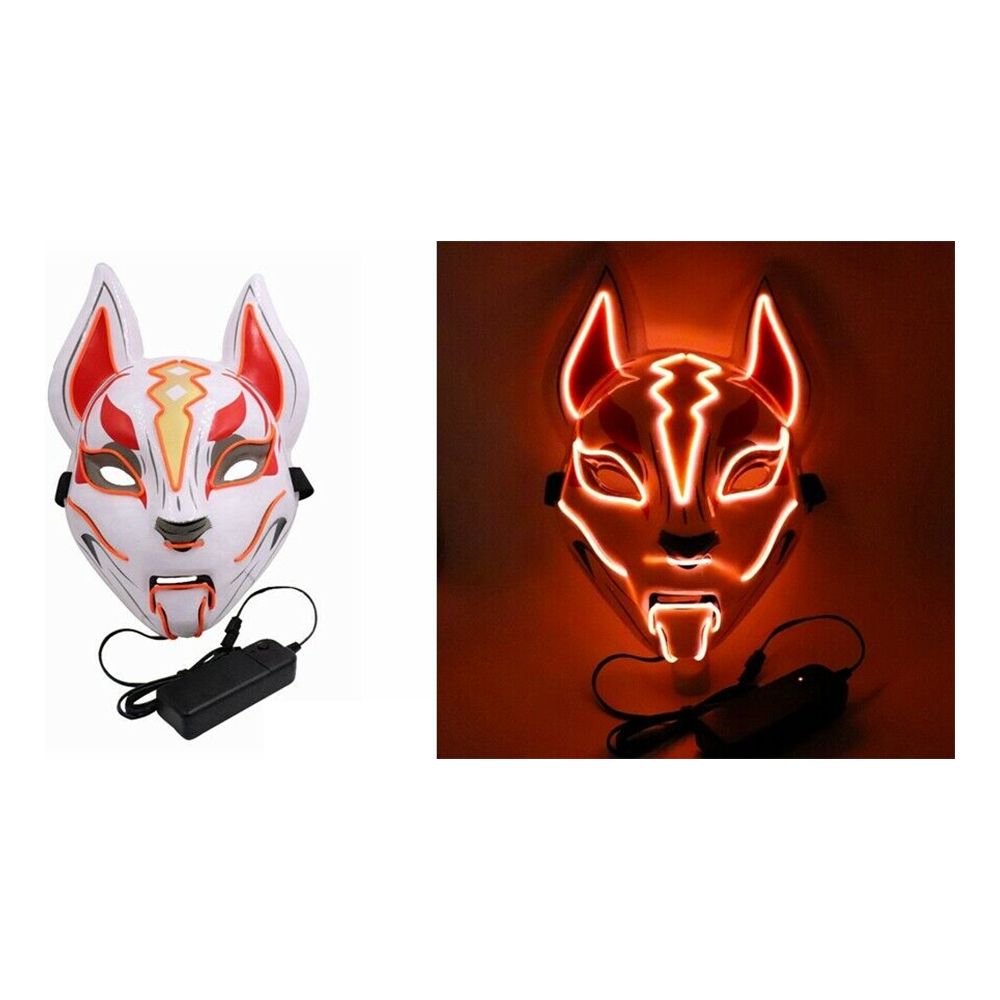 EL Wire Räv LED Mask