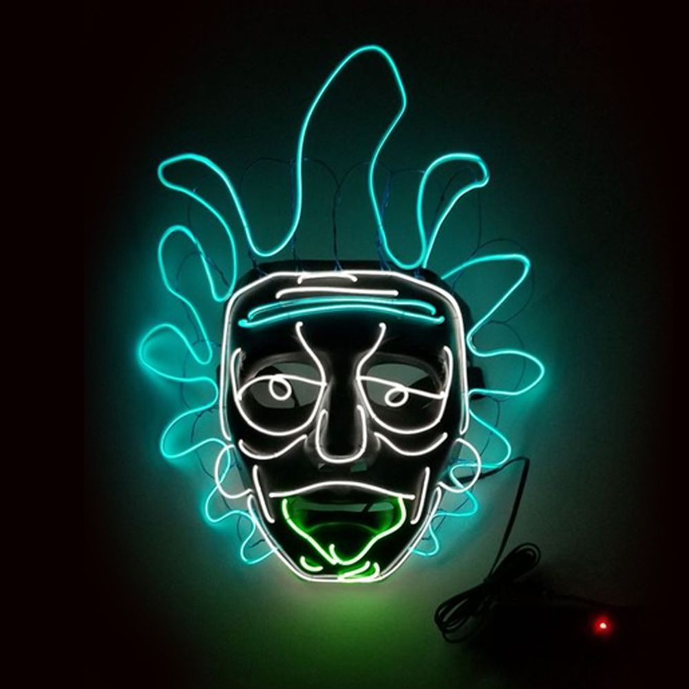 El Wire Rick & Morty LED Naamari