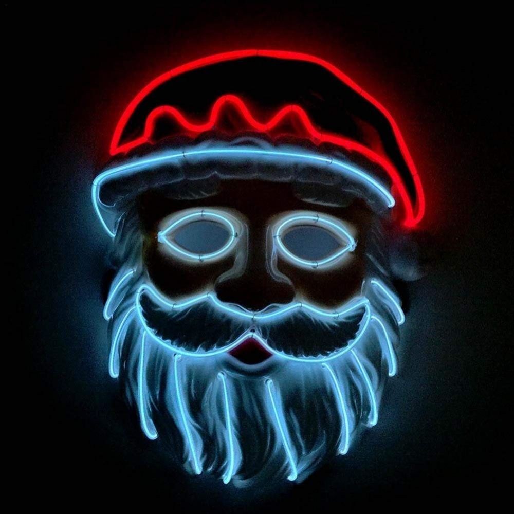 El Wire Santa LED Maske