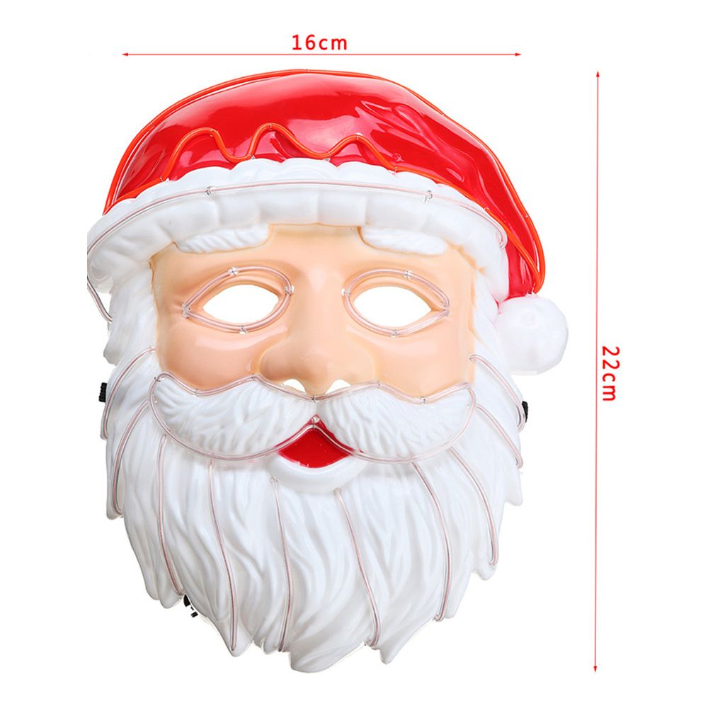 El Wire Santa LED Maske