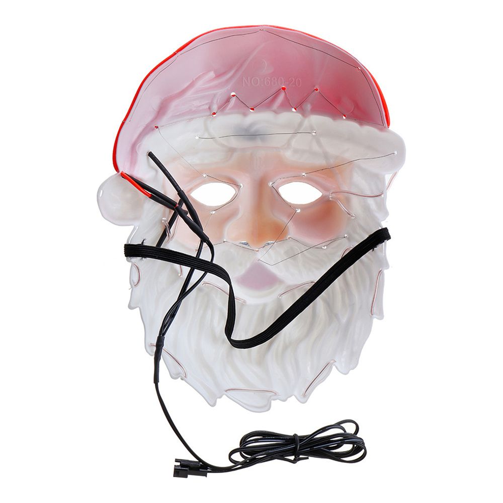 El Wire Santa LED Maske