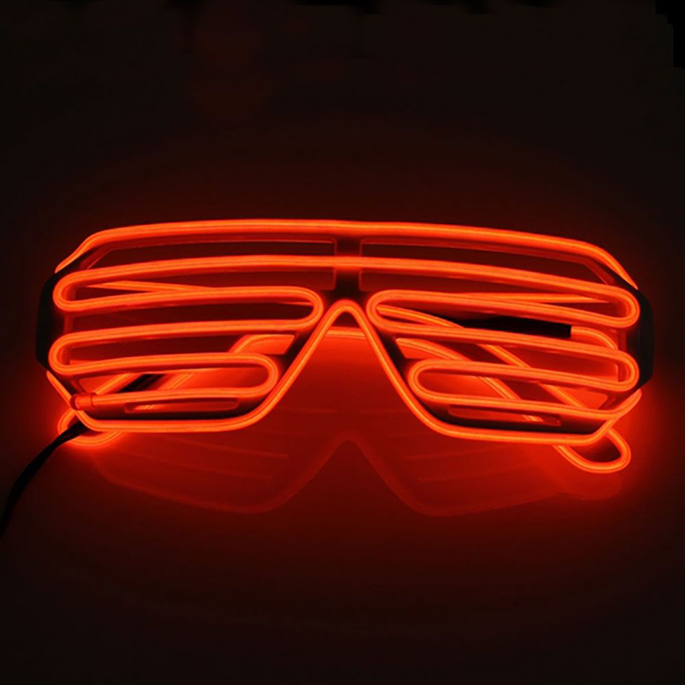 El Wire LED Glasögon Shutter