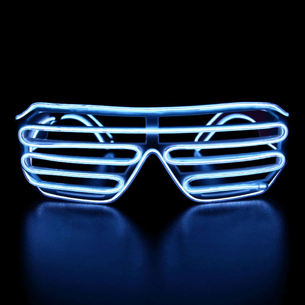 El Wire LED Glasögon Shutter