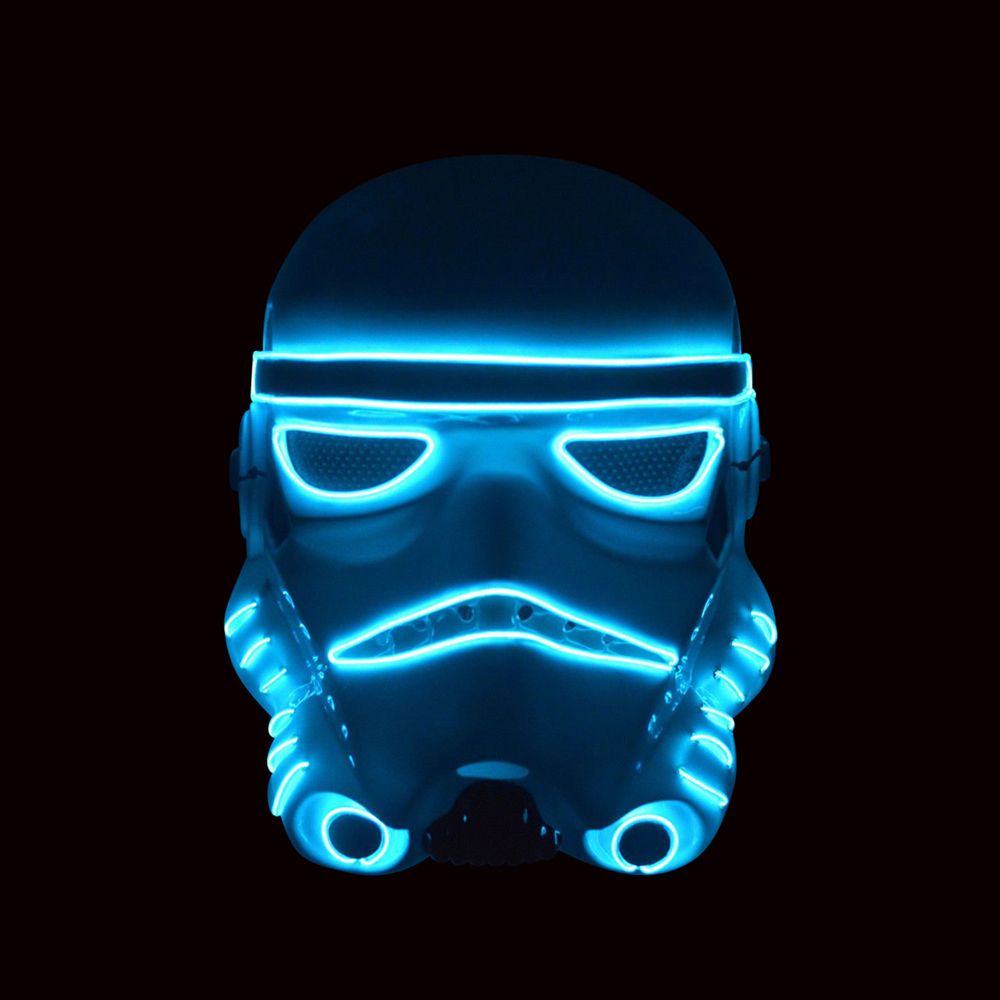 El Wire Trooper LED Mask