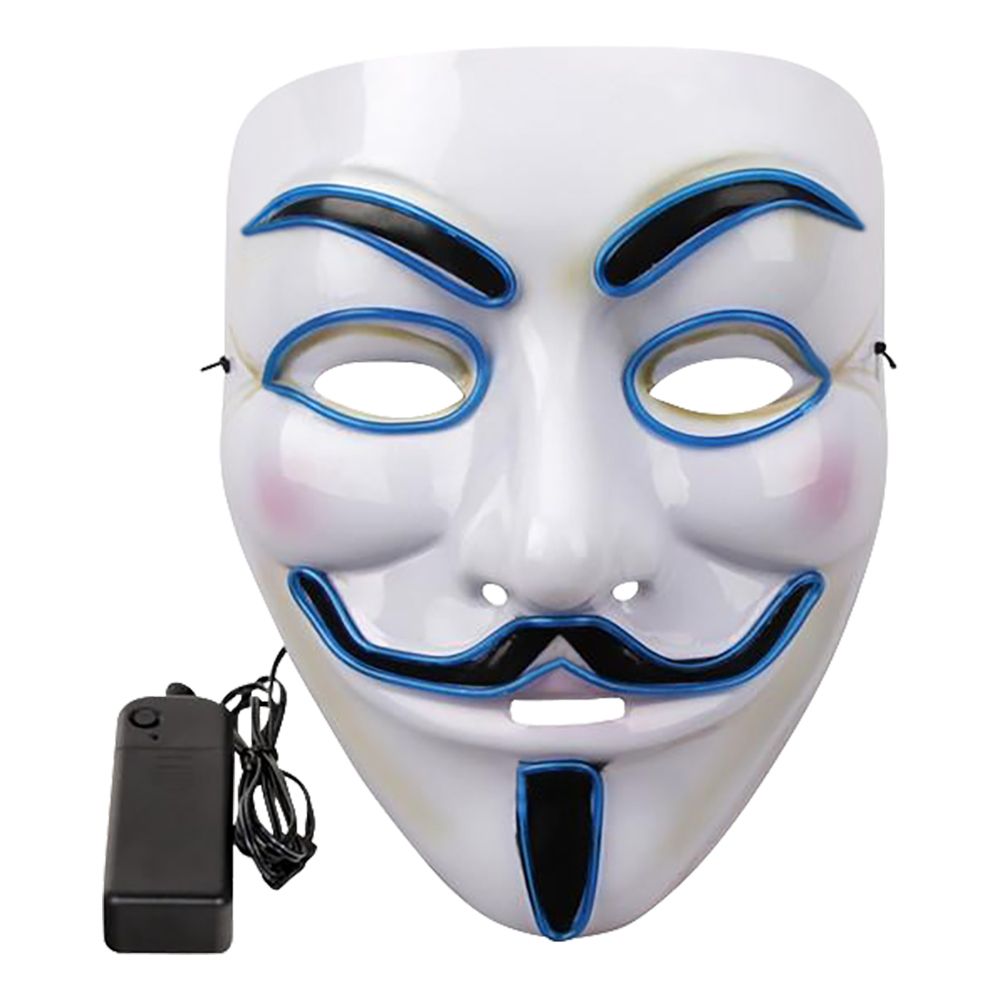 EL Wire Vendetta LED Maske