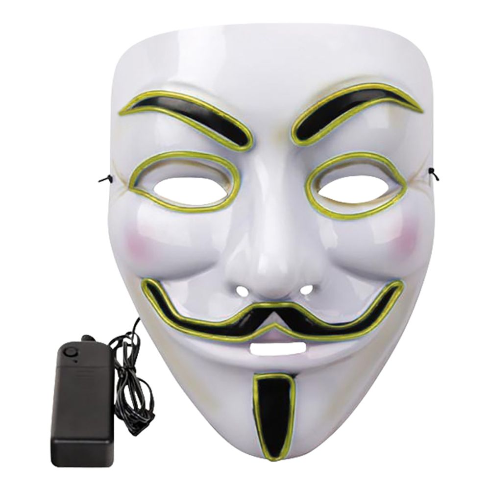 EL Wire Vendetta LED Maske