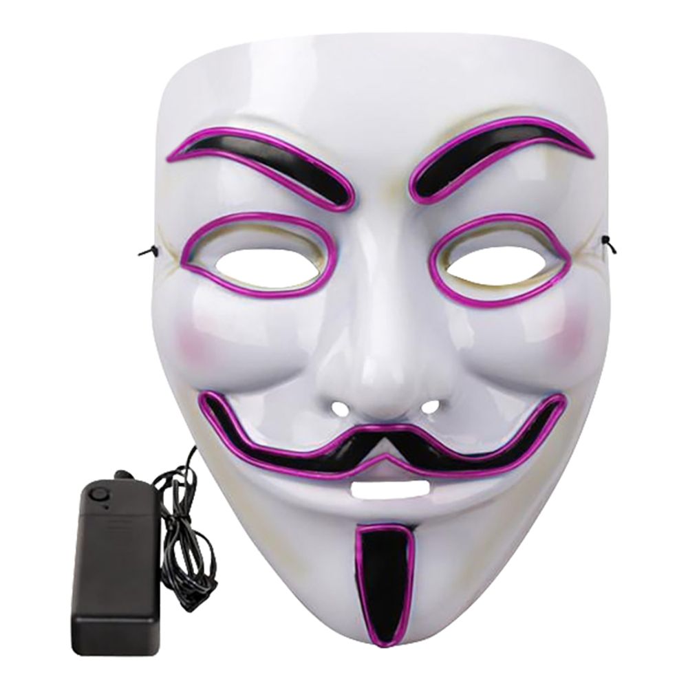 EL Wire Vendetta LED Maske