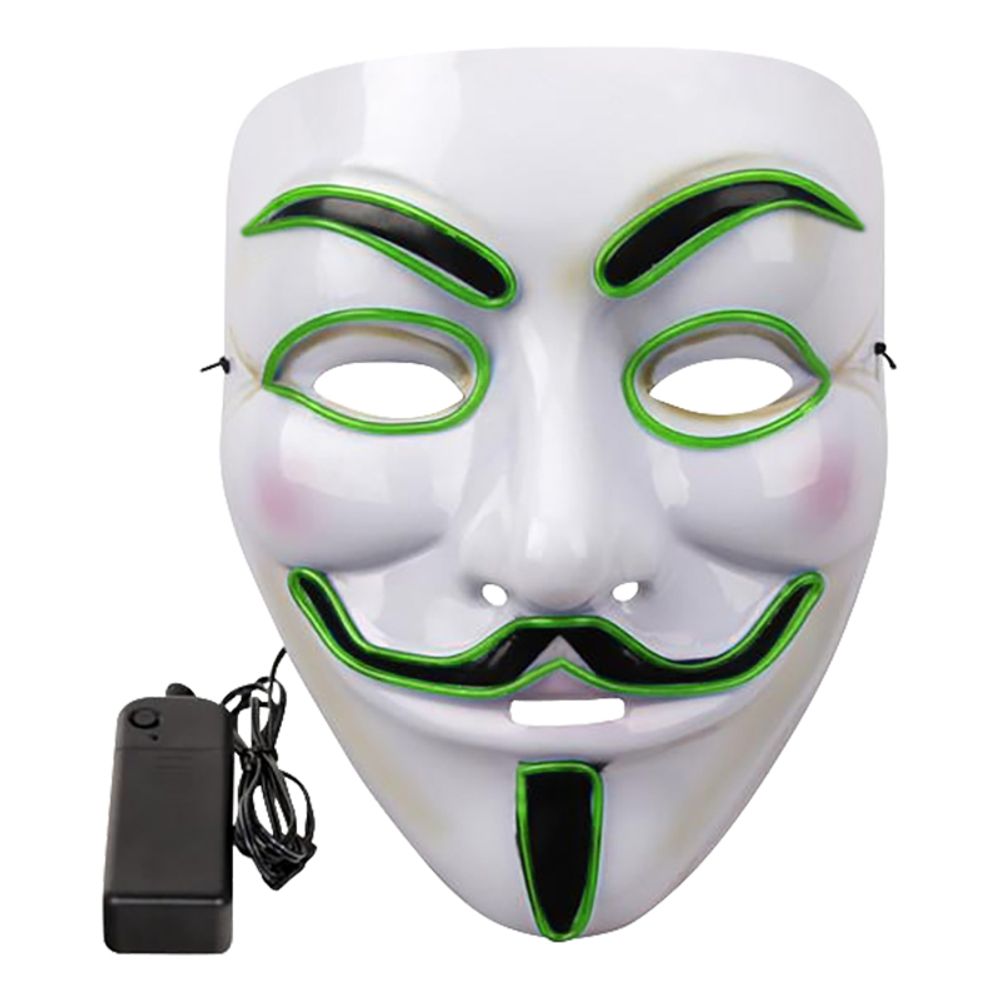 EL Wire Vendetta LED Maske