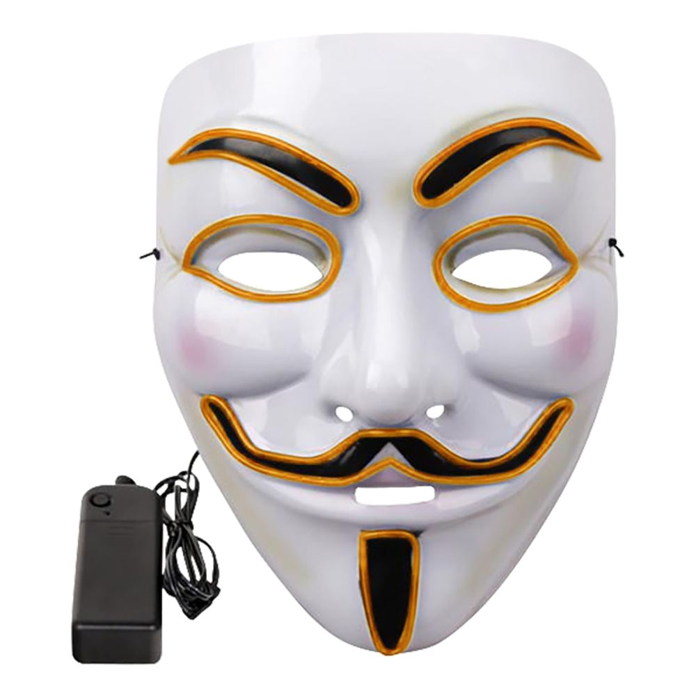 EL Wire Vendetta LED Maske