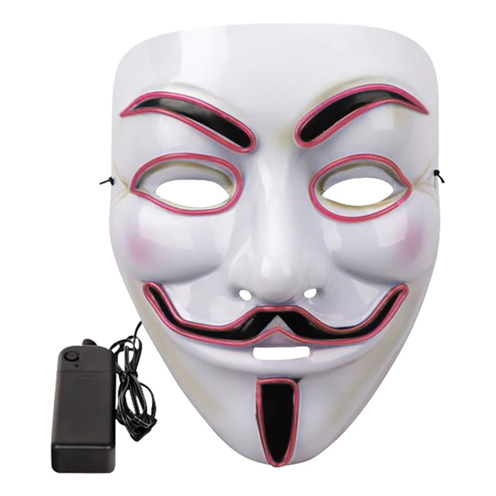 EL Wire Vendetta LED Maske