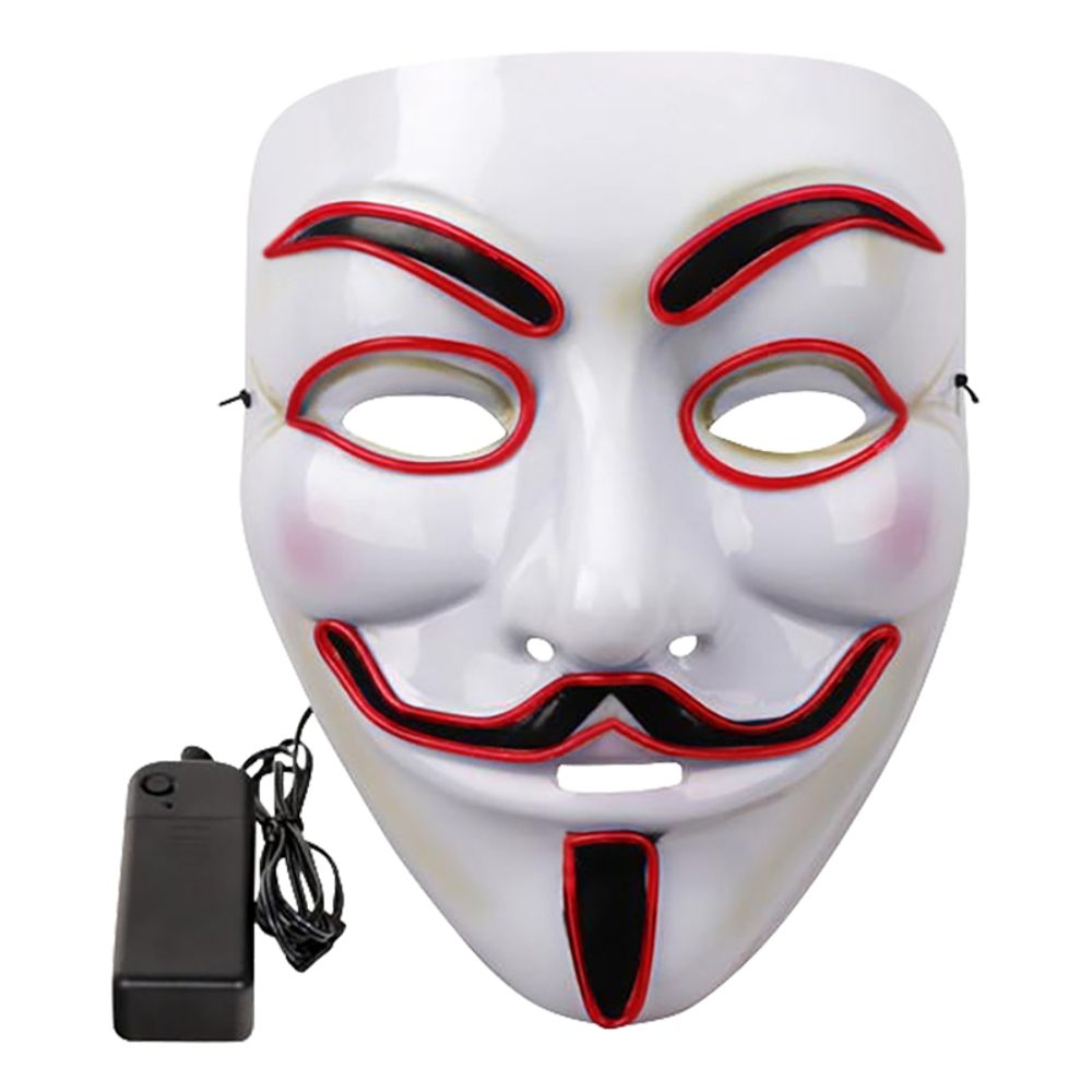 EL Wire Vendetta LED Maske