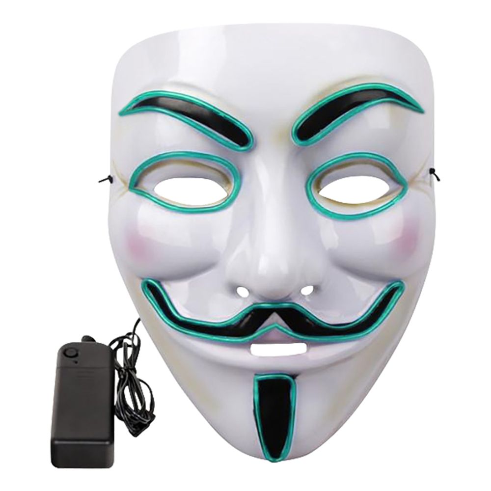 EL Wire Vendetta LED Maske