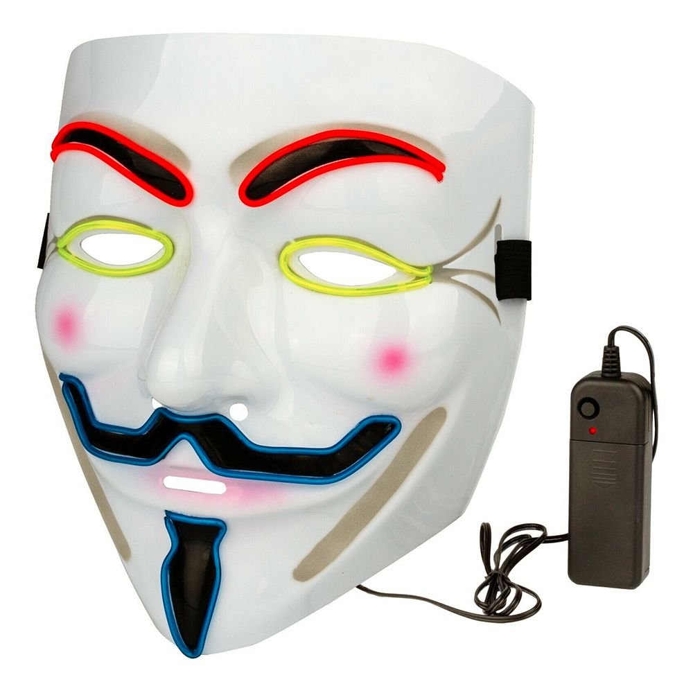 EL Wire Vendetta LED Maske