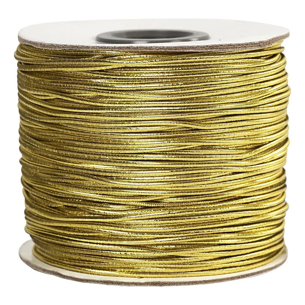 Elastiskt Snöre Guld