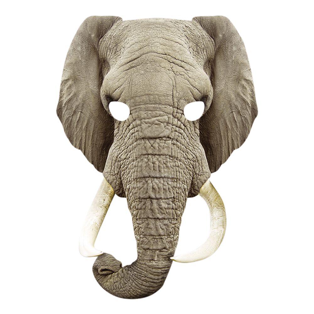 Elefant Pappmaske